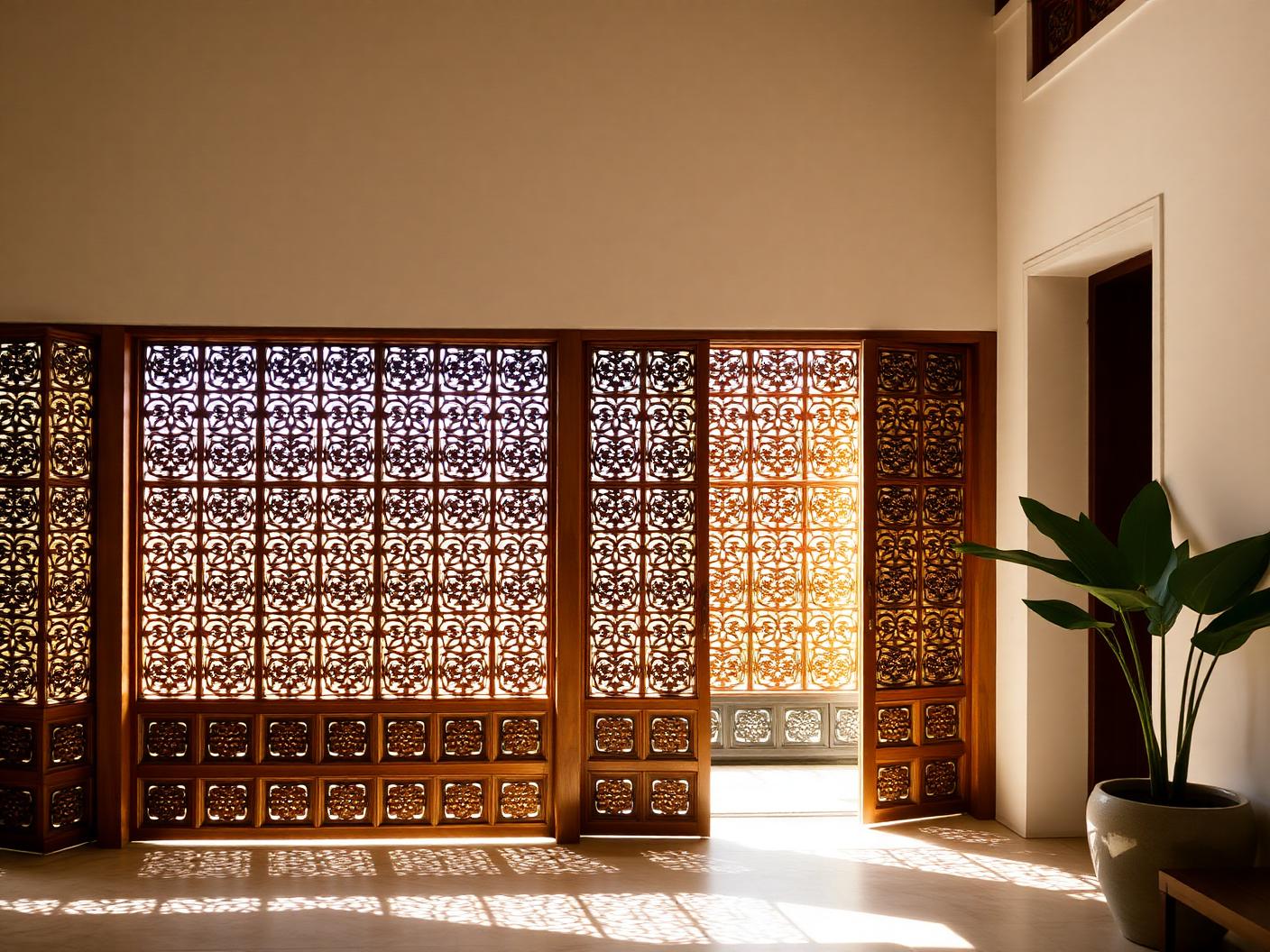 Carved screen